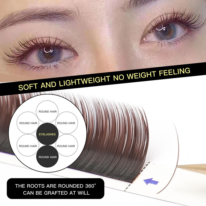 Eyelash Extensions 0.15 CC Curl 8-14mm Lash Extensions Supplies Individual Lashes Premium Silk Volume & Classic Lash Soft Matte Dark Professional Eyelashes Extension Classic Eyelash Extension