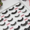 Eyelash Vendors Wholesale 2022 New Arrival Fluffy Volume 3D Real Mink Lashes with Custom Eyelash Packaging Boxes