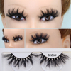  Wholesale Fake Lashes 6-20MM Fluffy Volume Long Thick 3D Handmade 100% Real Mink Lashes With Boxes