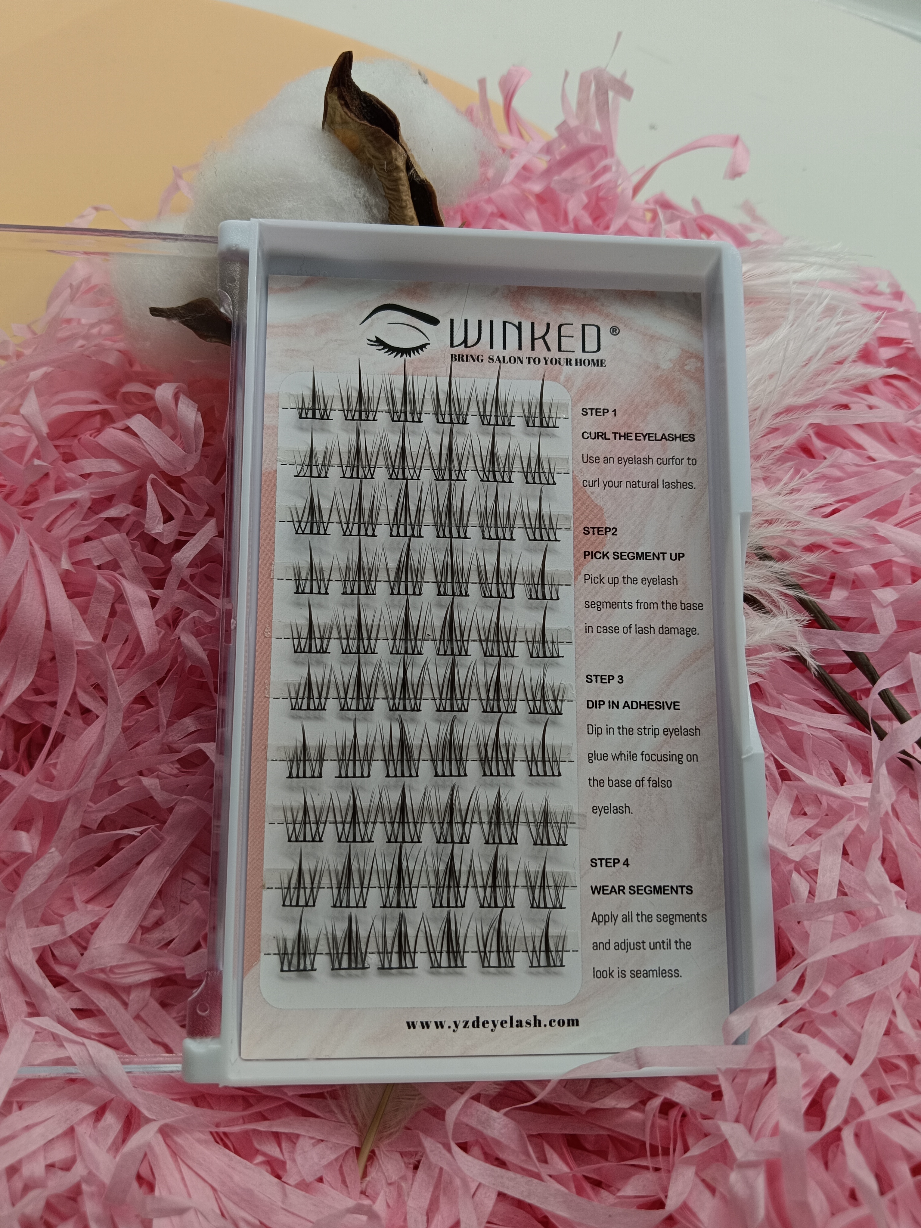  Sunflower Lashes Cluster Eyelash Extensions Self-grating DIY Lashes Extension