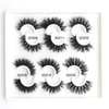  Wholesale Fake Lashes 6-20MM Fluffy Volume Long Thick 3D Handmade 100% Real Mink Lashes With Boxes