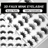 Handmade Flutter Customized Logo Silk Eyelash Fiber