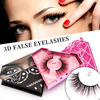 25mm Lashes 3D Mink Lashes Fluffy Dramatic False Eyelashes 100% Handmade 6D Wispy Long Thick Luxury Volume Strip Eye Lashes 