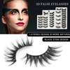  Lashes False Eyelashes Dramatic 20MM Faux Mink Lashes Pack 7Pairs Wispy Long Thick Fluffy Strip Eye Lashes