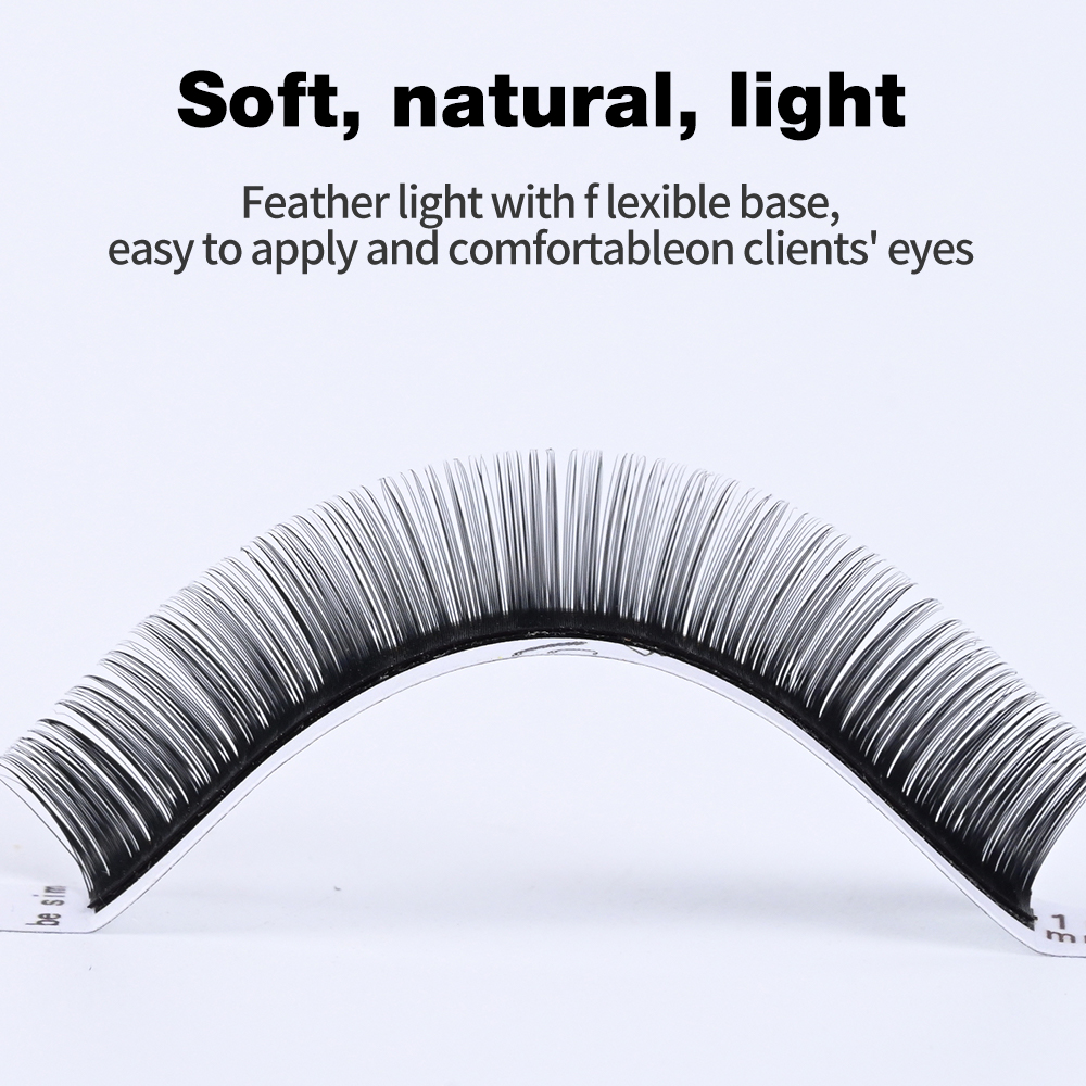 Wholesale Siberian Individual Faux Mink Easy Fan Professional Classic Eyelash Tray Volume Lash Extensions