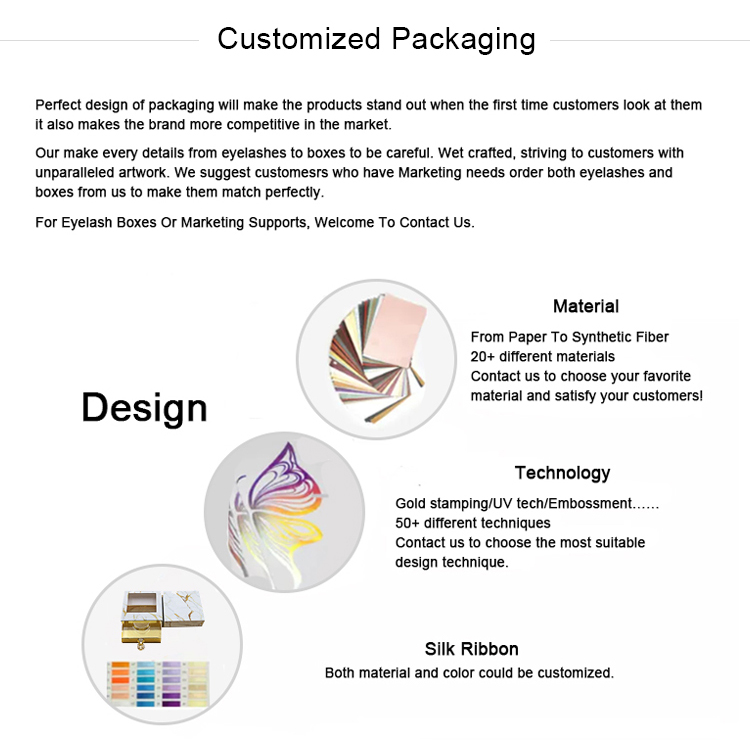 wholesale custom eyelash packaging