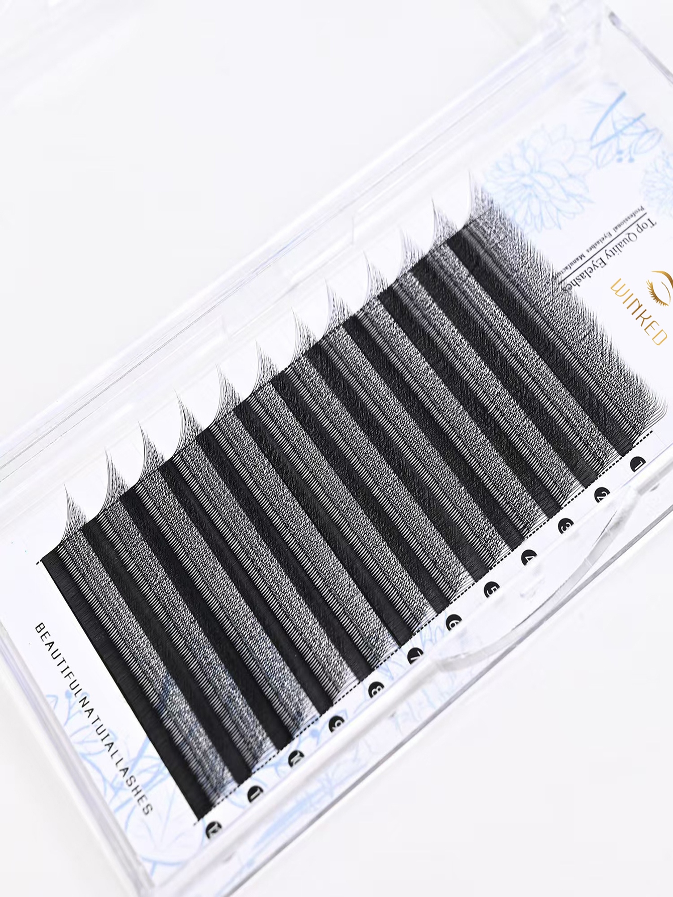 4d W Eyelash Extension Lashes Wholesale Lash 0.07 C Curl Silk W Style Eyelash Extension Supplie