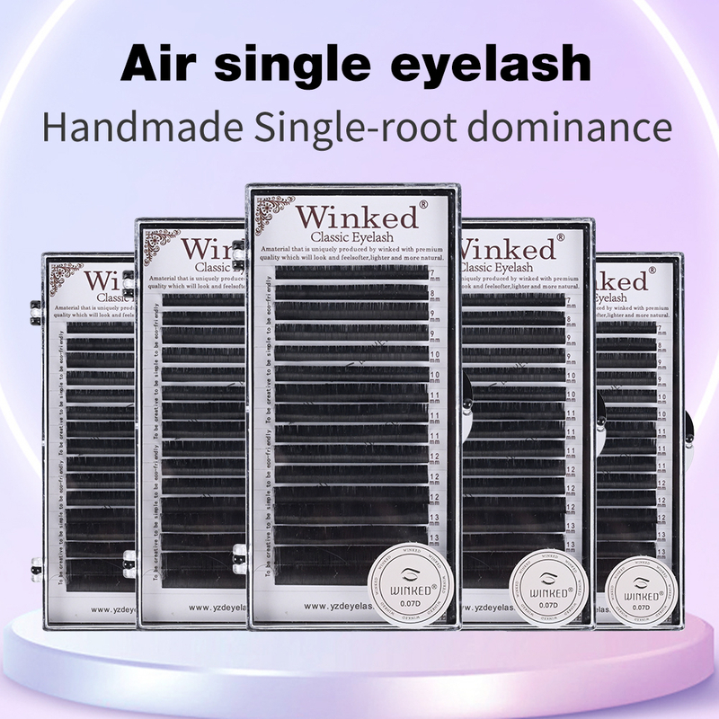 Wholesale Siberian Individual Faux Mink Easy Fan Professional Classic Eyelash Tray Volume Lash Extensions